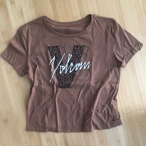 Volcom brown shirt